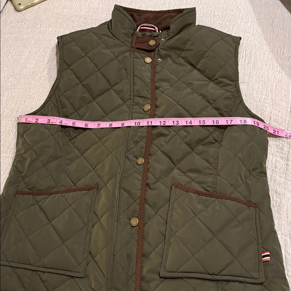 HUNTER Olive Quilted Women's Vest - Picture 7 of 9